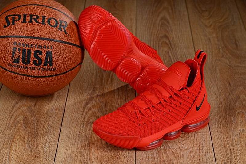 Nike Lebron James 16 Air Cushion Shoes China Red